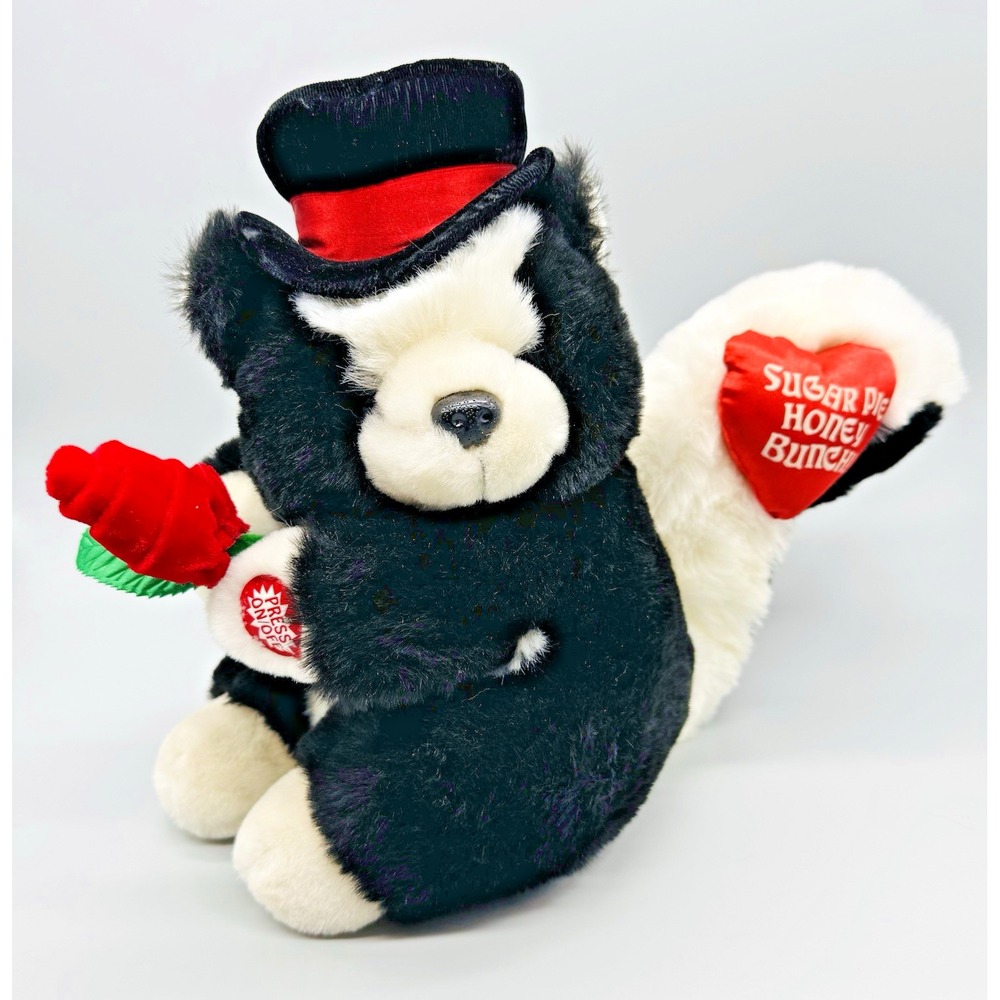 Dandee Singing Skunk Sugar‎ Pie Honey Bunch Valentine Moves Tail VIDEO